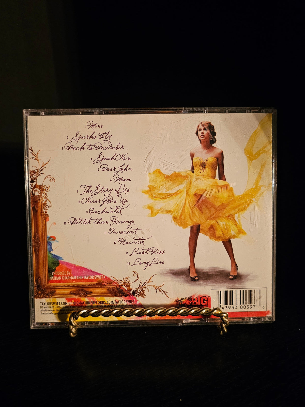 Speak Now Taylor Swift CD