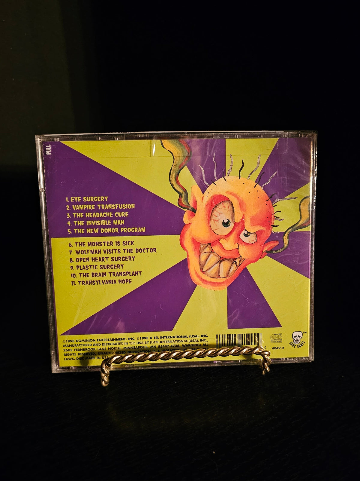 Dimensions of Horror The Demented Doctor Halloween CD (SEALED)