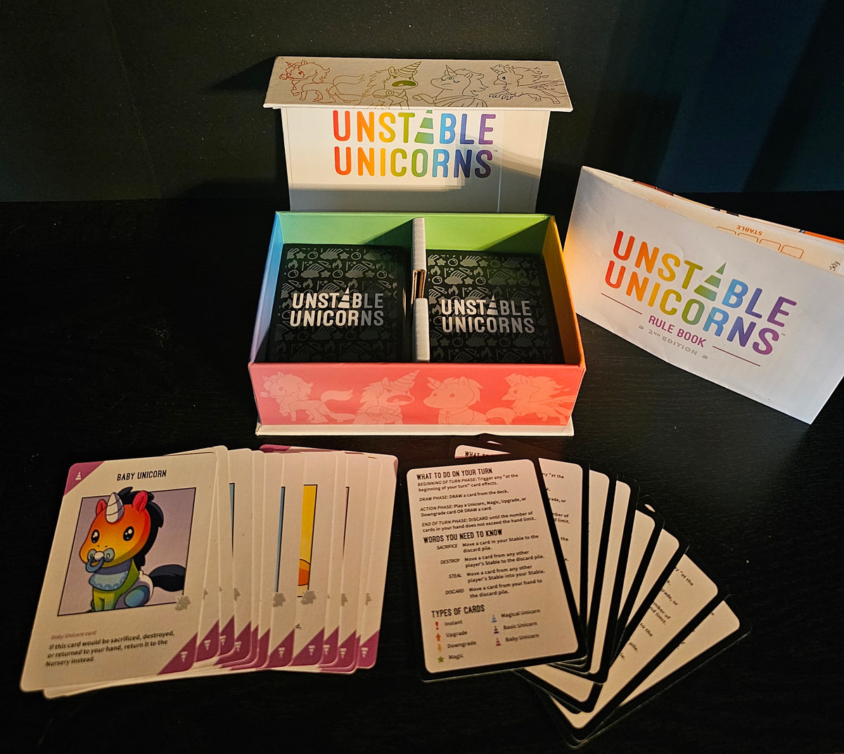 Unstable Unicorns 2nd Edition Card Game