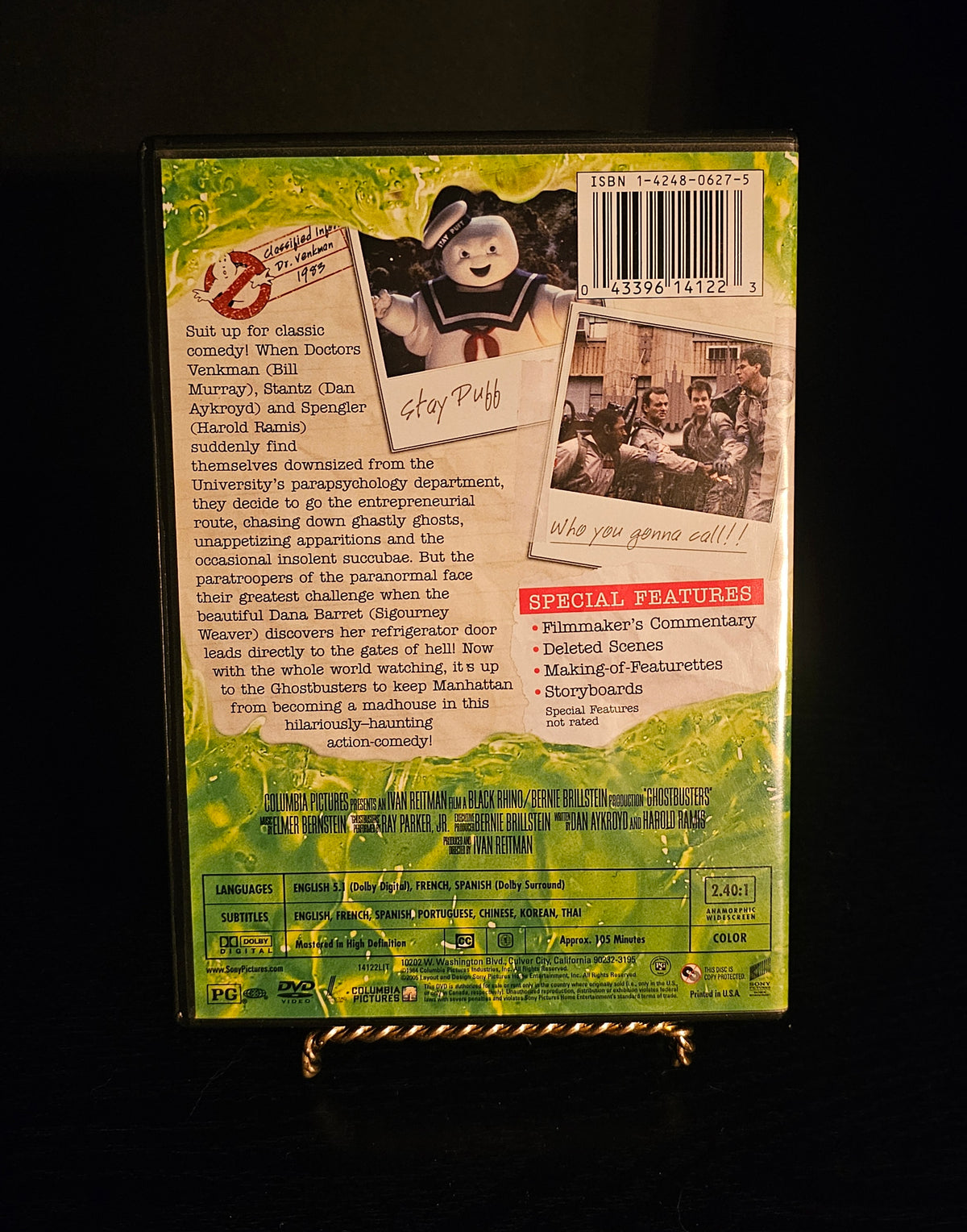 Ghostbusters DVD