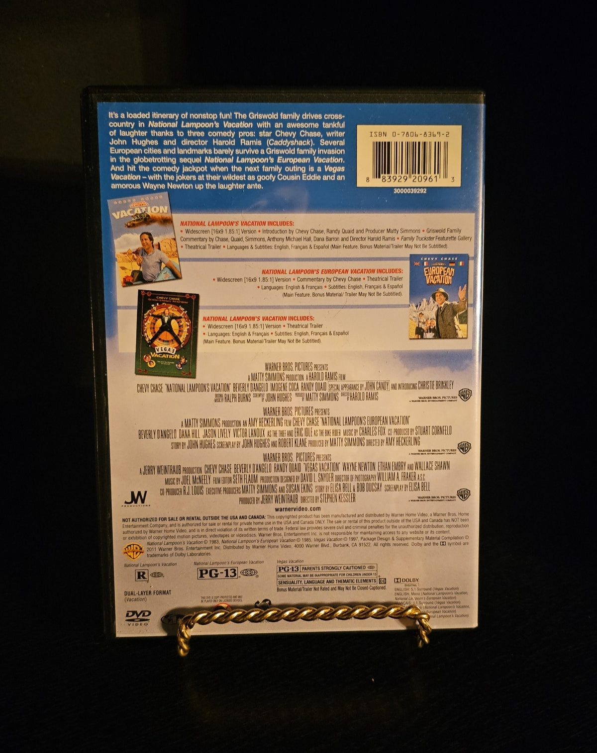 Vacation 3 Movie Collection DVD
