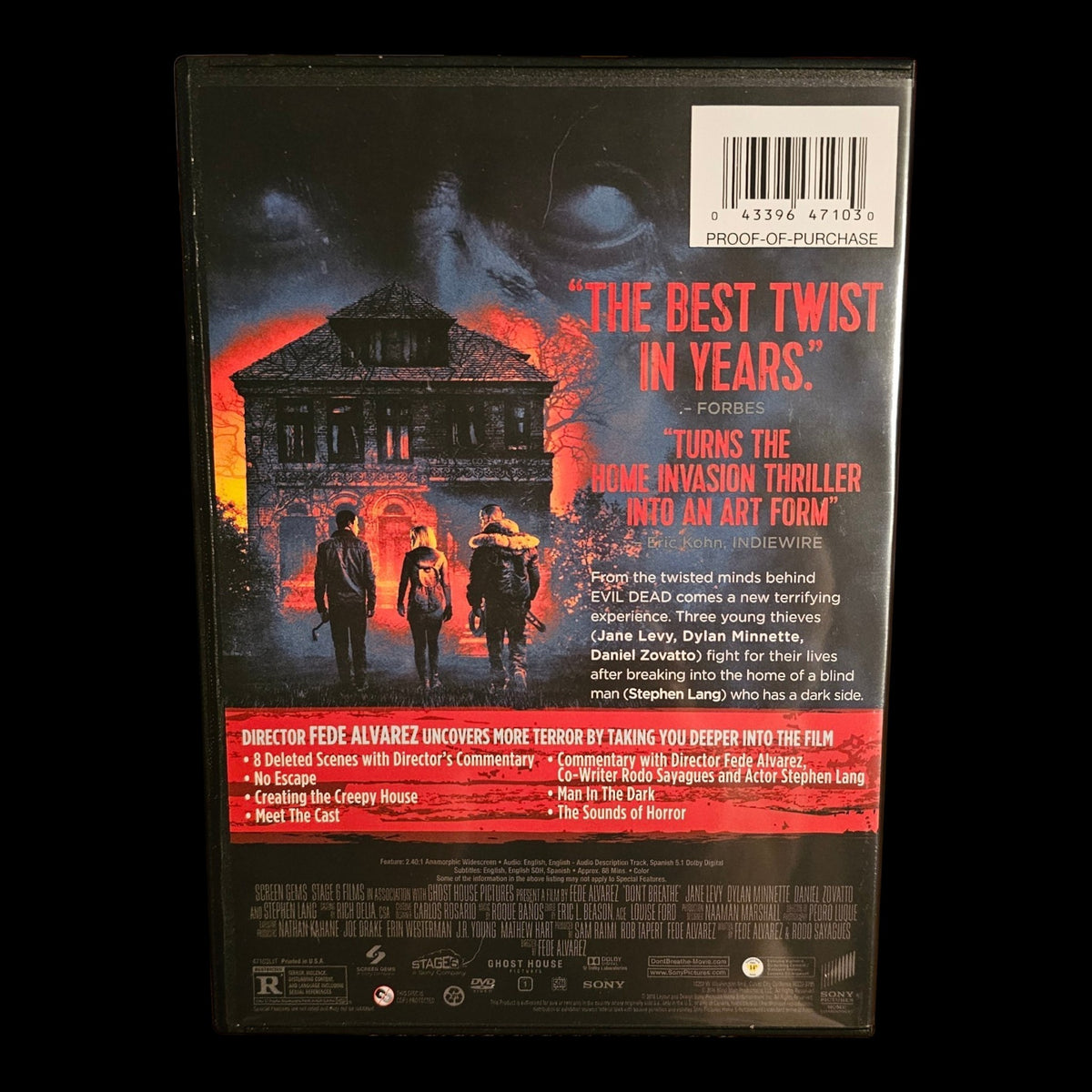 Don't Breathe (DVD)