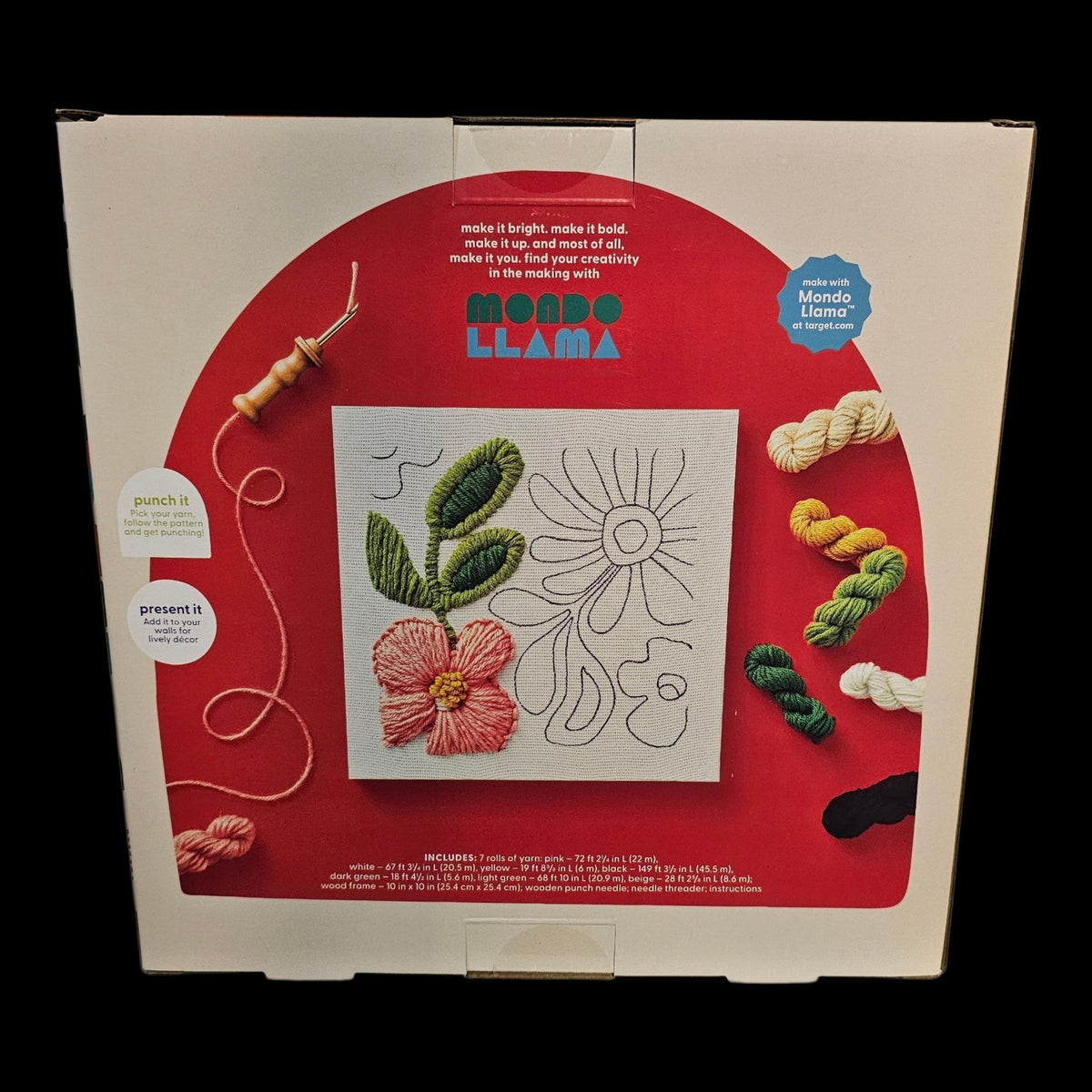 Mondo Llama Punch Needling Canvas Kit (NEW)