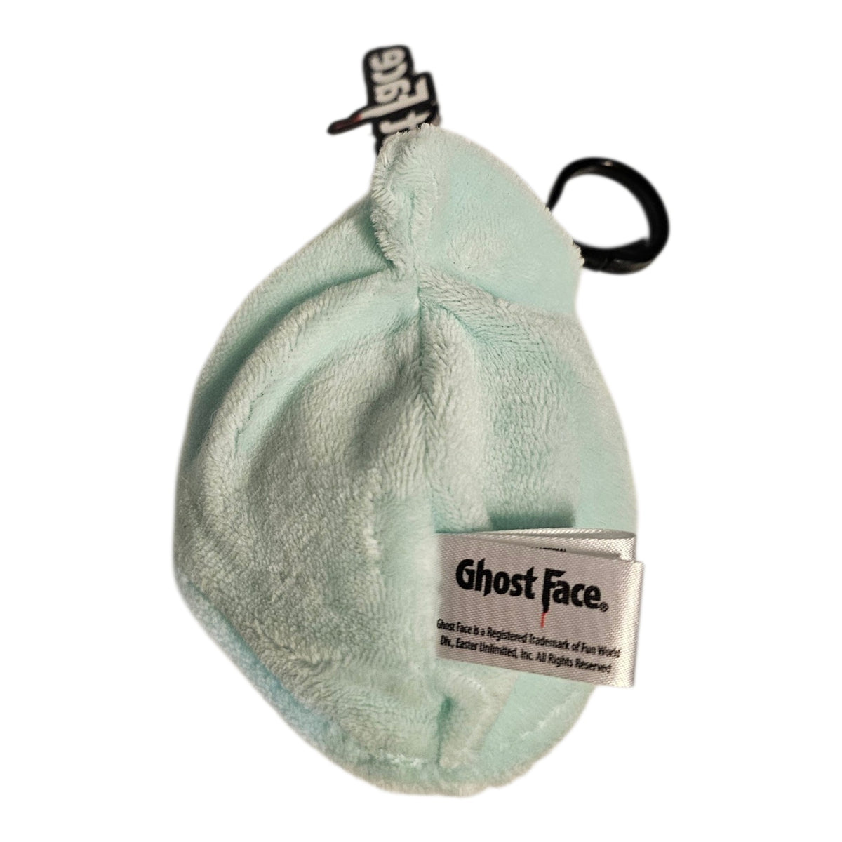 Teal Ghostface Plush Bag Clip