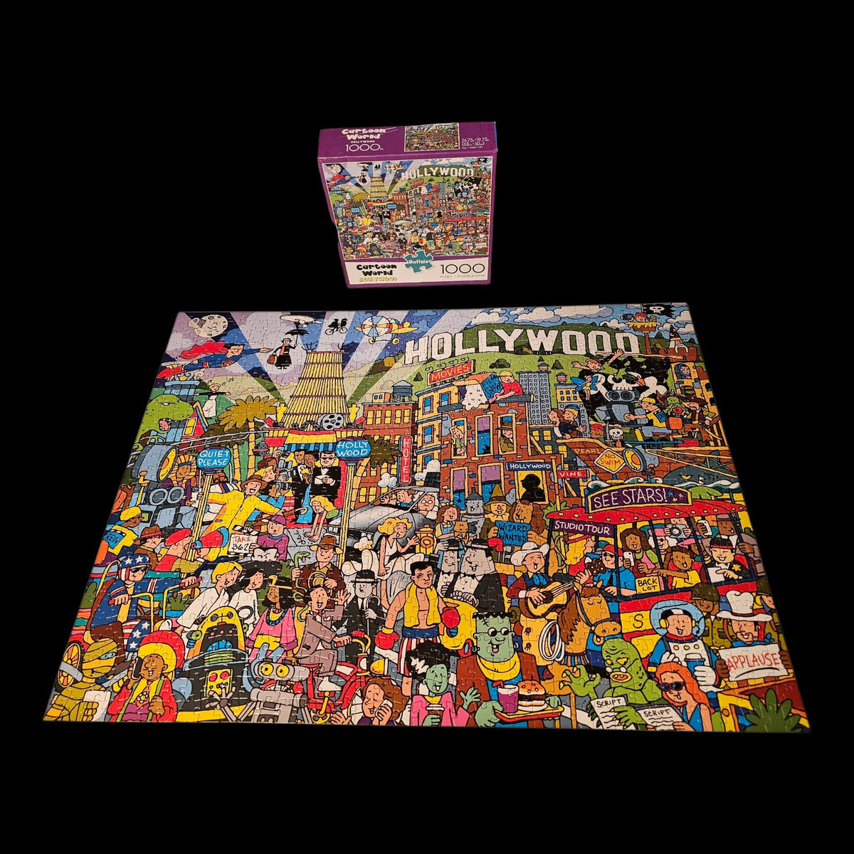 Buffalo Games Cartoon World: Dave Garbot Hollywood 1000 Piece Puzzle