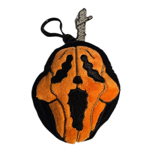 Orange Ghostface Plush Bag Clip