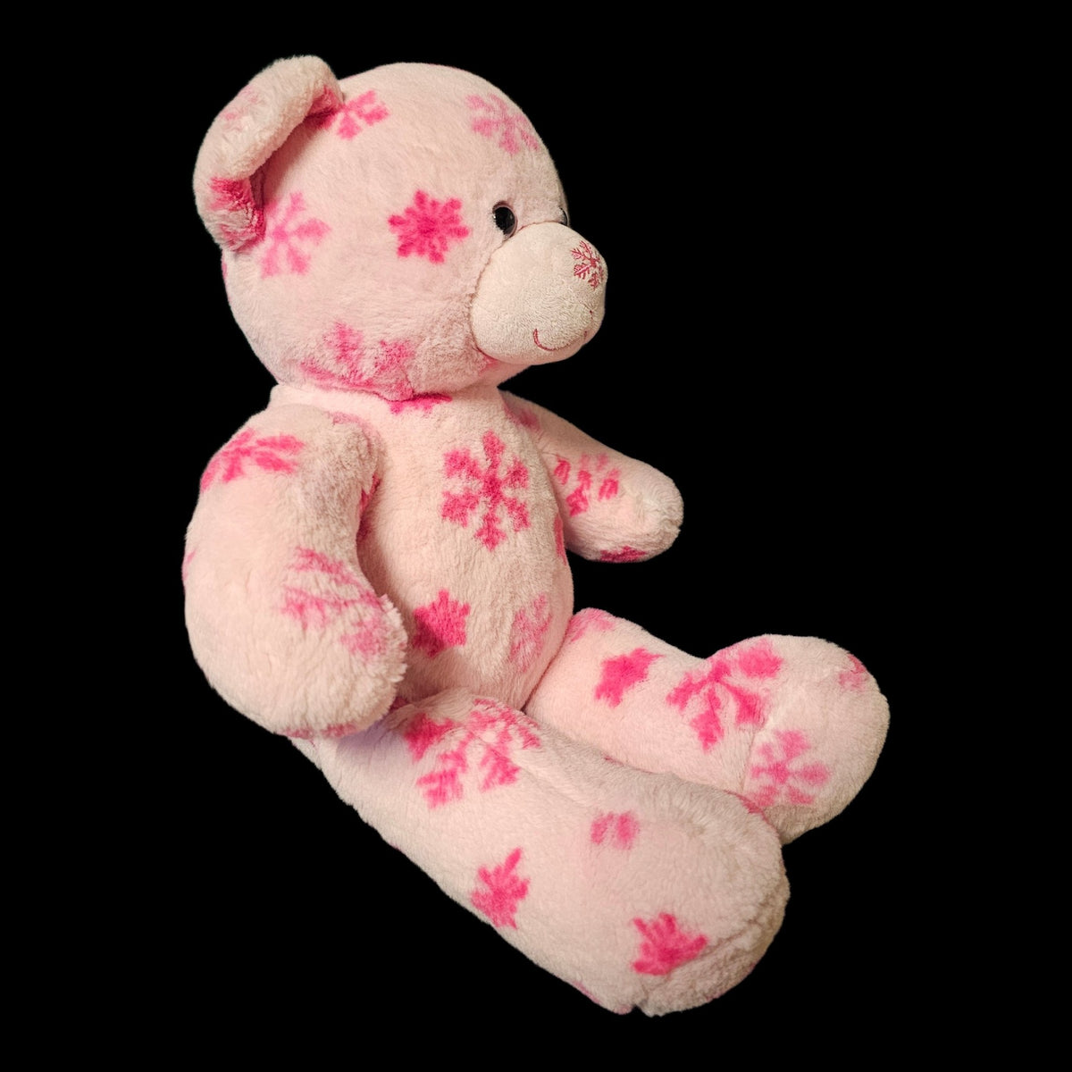 Vintage Pink Snowflake Build A Bear Bear