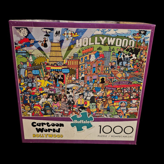 Buffalo Games Cartoon World: Dave Garbot Hollywood 1000 Piece Puzzle