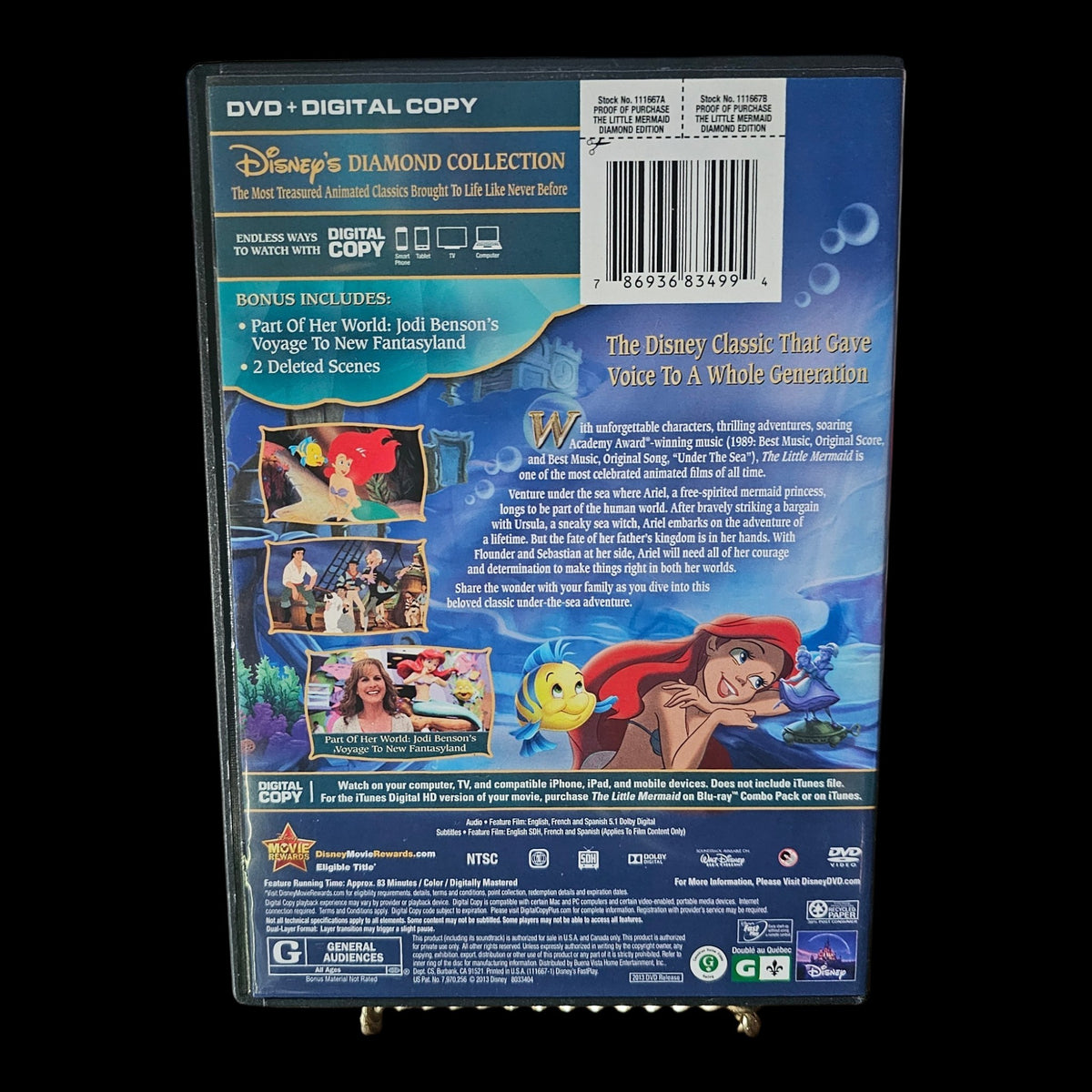 The Little Mermaid Diamond Edition (DVD)