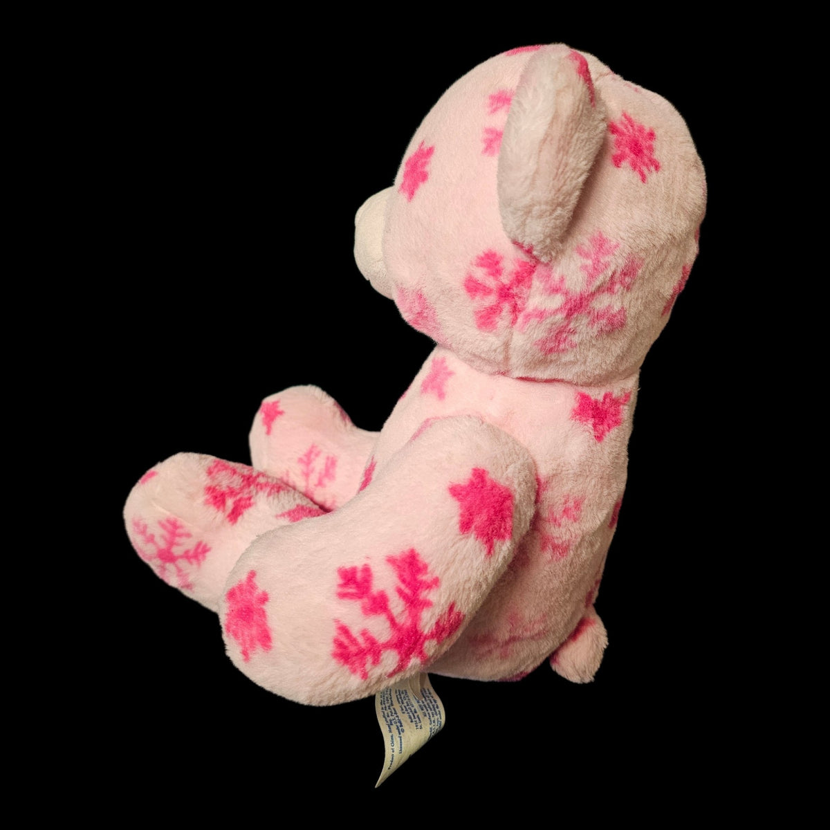 Vintage Pink Snowflake Build A Bear Bear