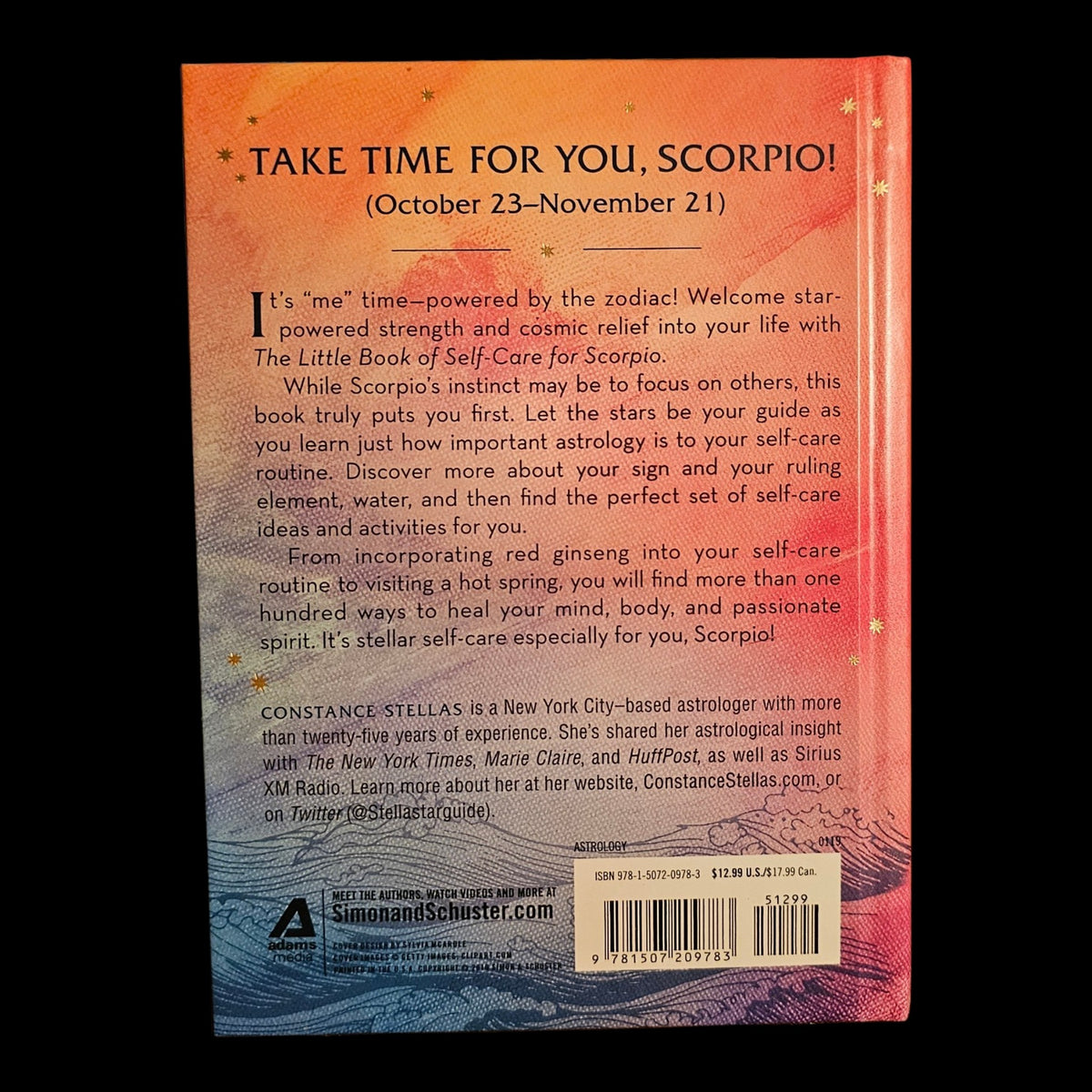 The Little Book of Self Care for Scorpio by Constance Stellas (Hardcover)