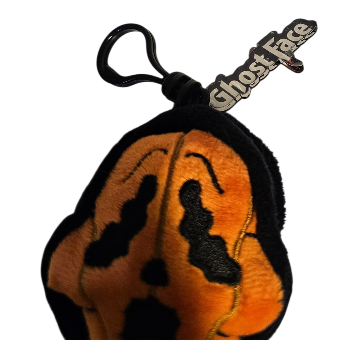 Orange Ghostface Plush Bag Clip